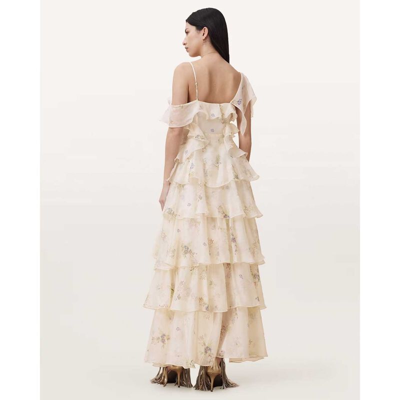 AllSaints Sienna Ruffled Maxi Dress image number 1